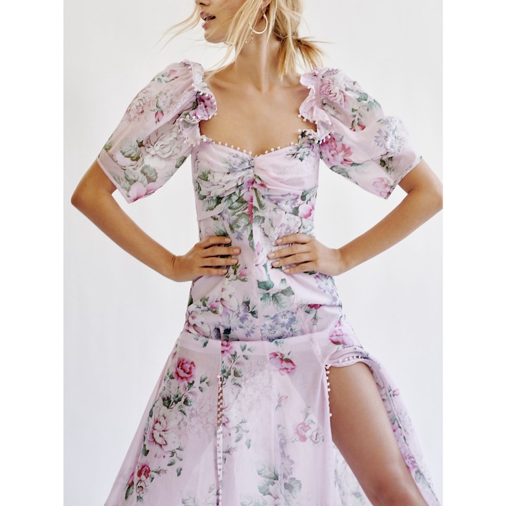Free People Alice Mccall Send Me A Postcard Vintage Floral Romantic Dress